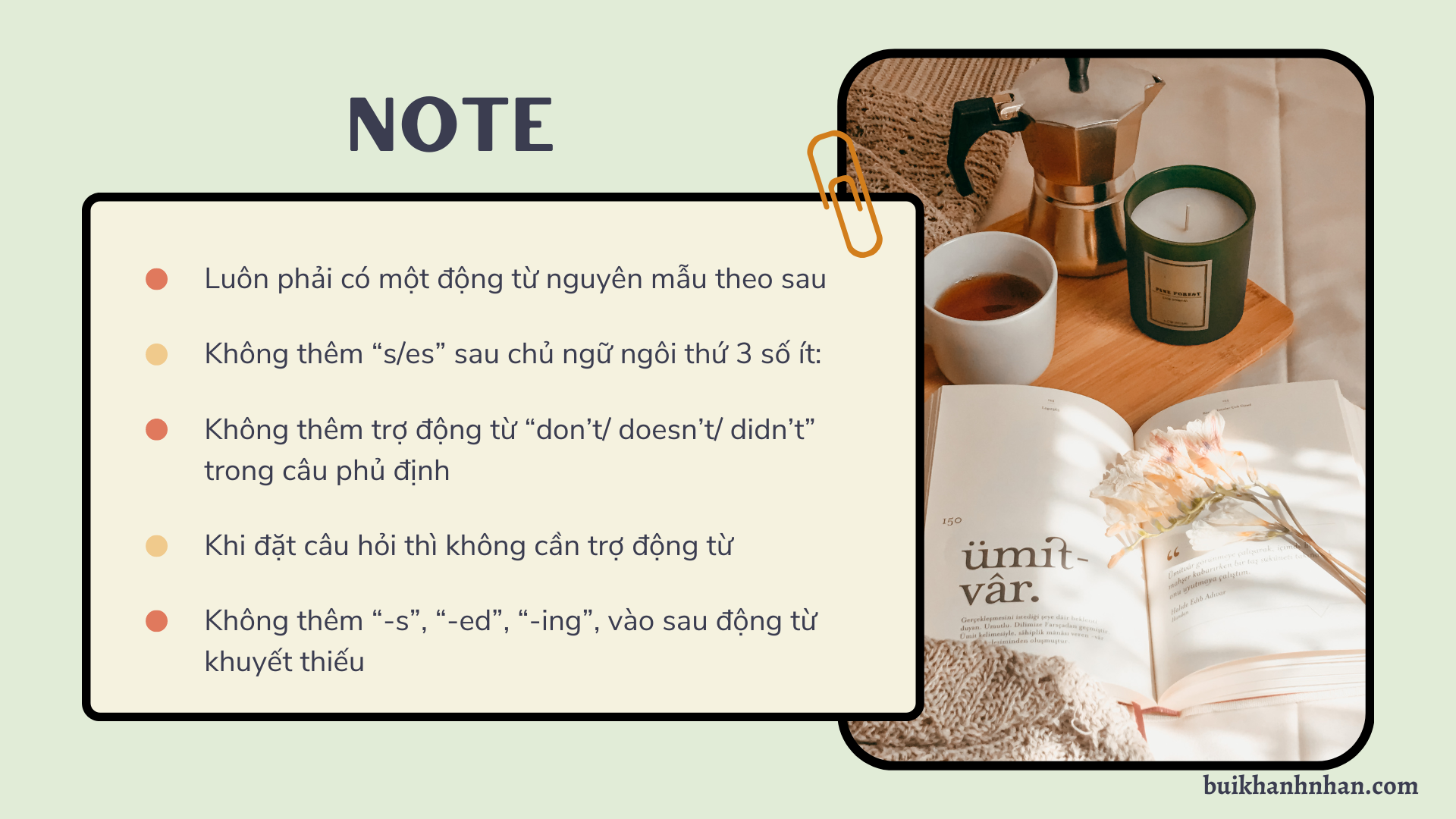 động từ khuyết thiếu modal verb